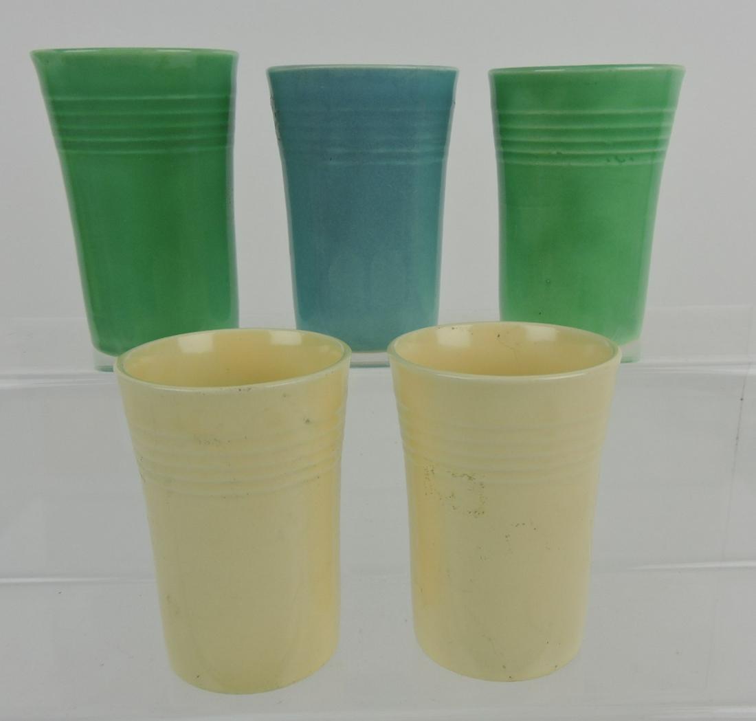 Fiesta juice tumbler group, 5 mixed: .