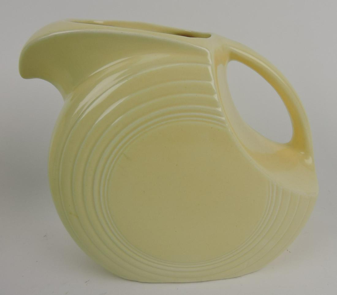 Fiesta disc water pitcher, ivory (1 of 1)