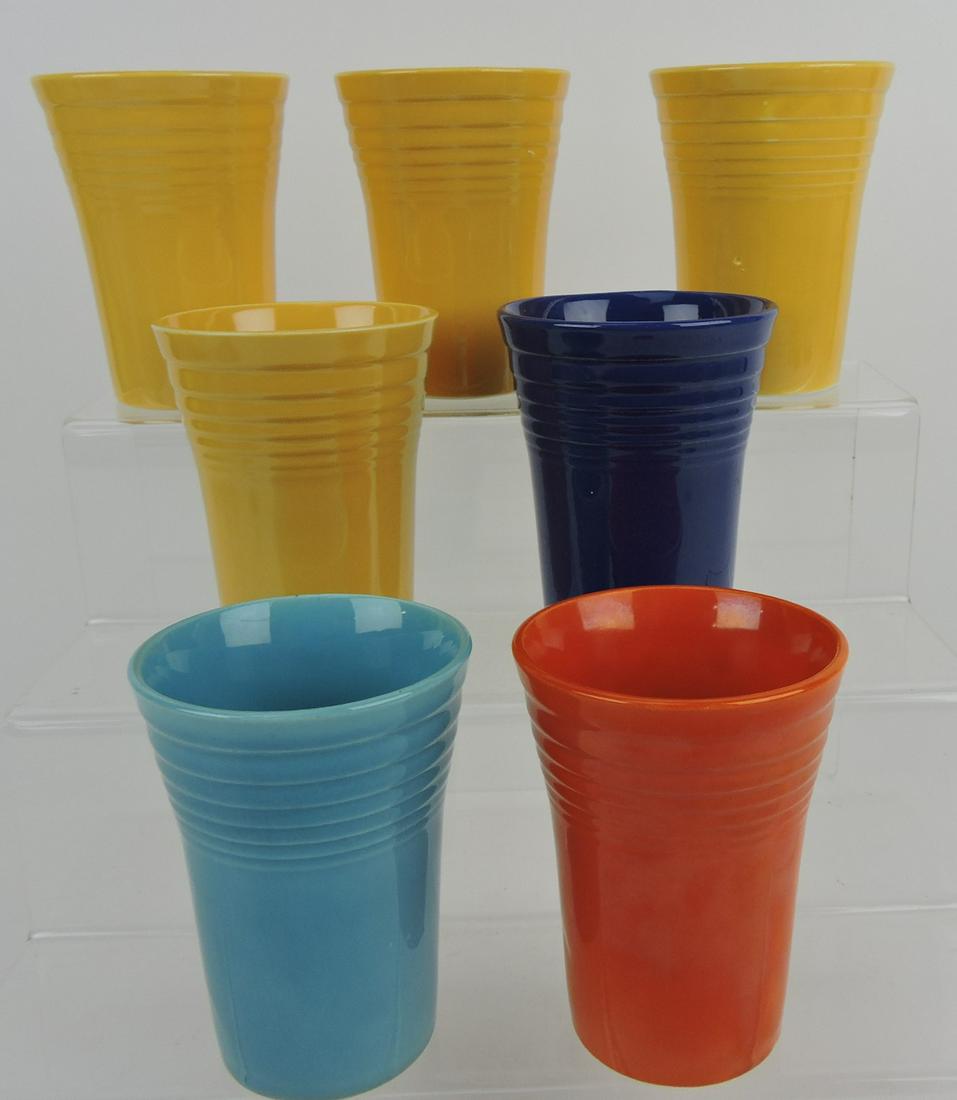 Fiesta water tumbler group, 7 mixed (1 of 1)