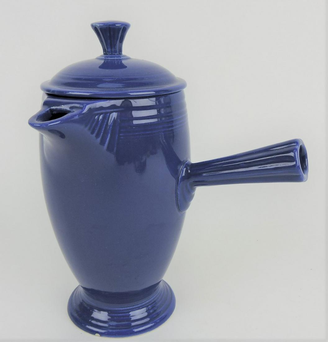 Fiesta demitasse coffee pot, cobalt, nick to (1 of 1)