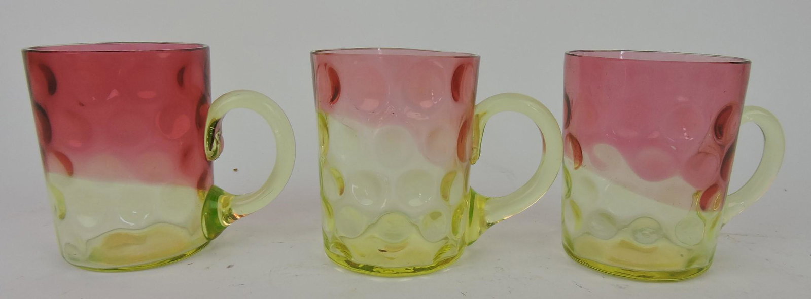 Rubina Verde lot of 3 - 3" mugs: .