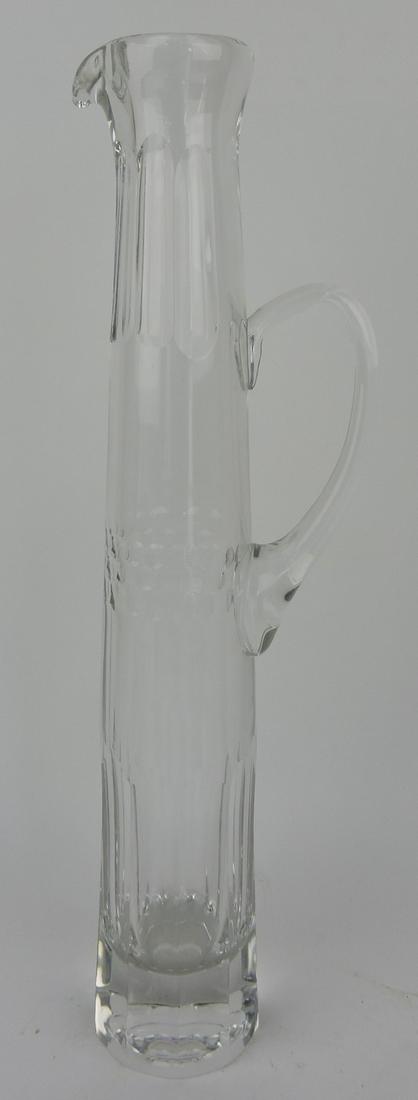 William Yeoward signed 19 1/2" crystal: pitcher