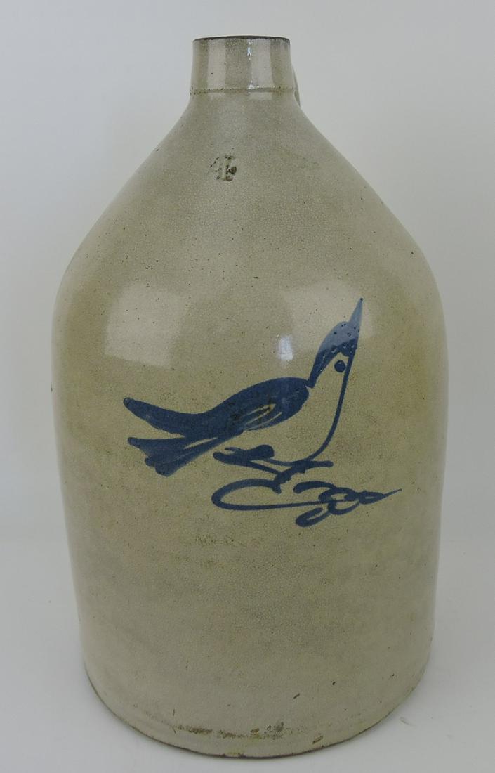 4 gallon stoneware crock jug with (1 of 1)