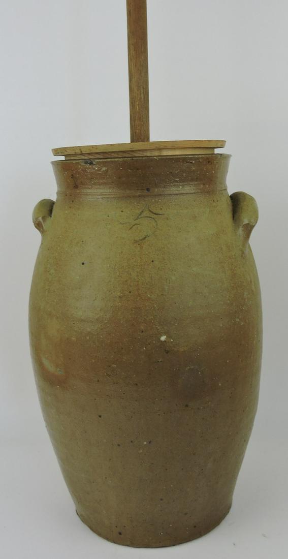 5 gallon salt glaze stoneware ovoid (1 of 1)