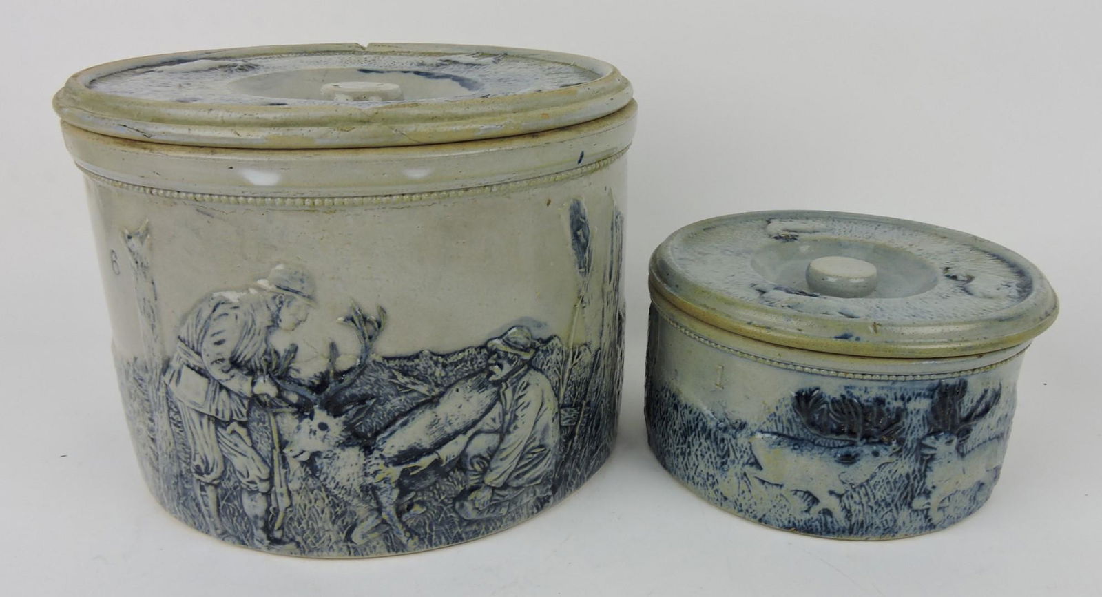 White's Utica salt glaze lot of 2 (1 of 1)