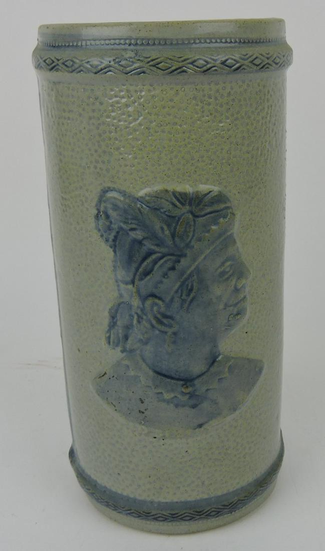 Old Sleepy Eye salt glaze 8 1/2" vase (1 of 1)