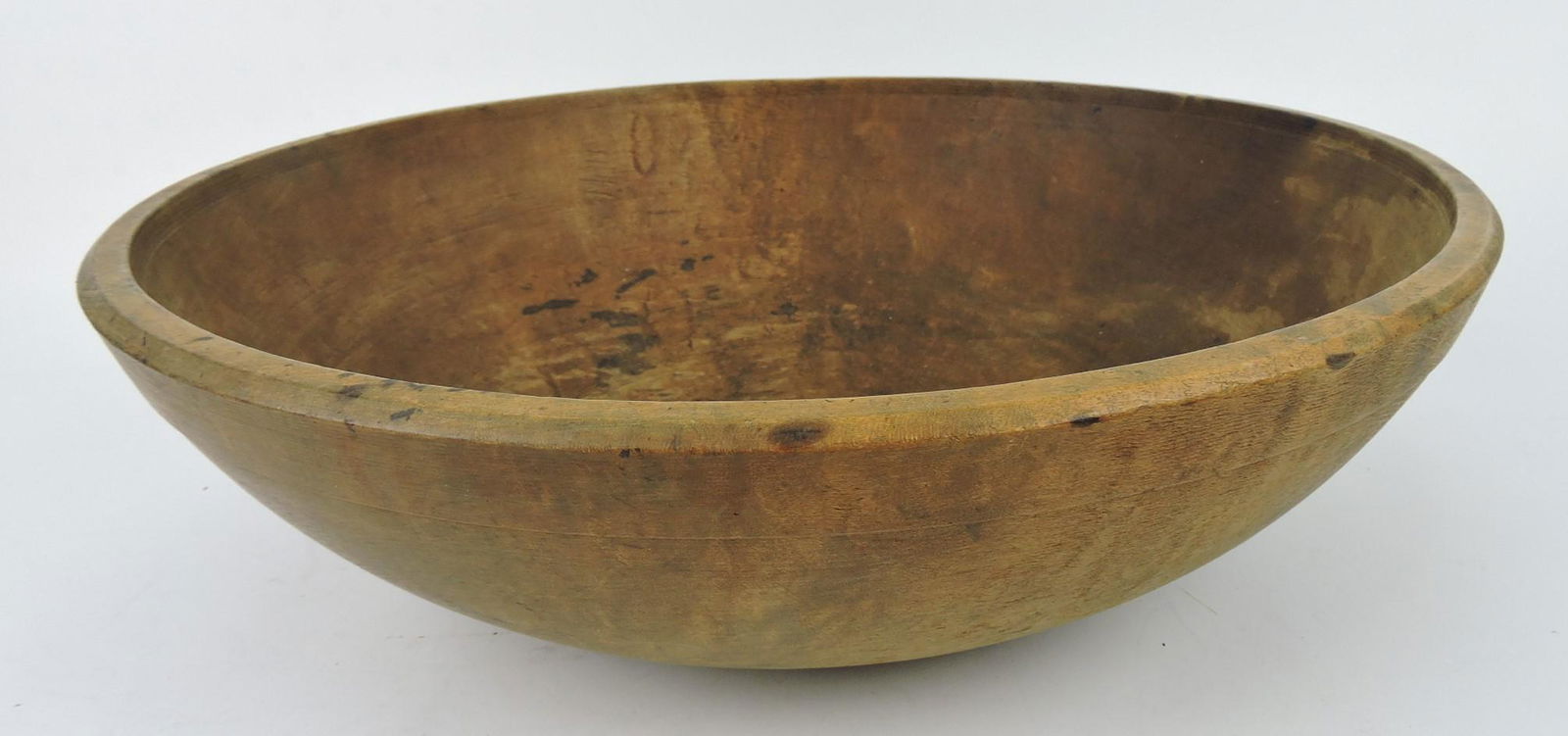 Large primitive wooden butter bowl, (1 of 1)