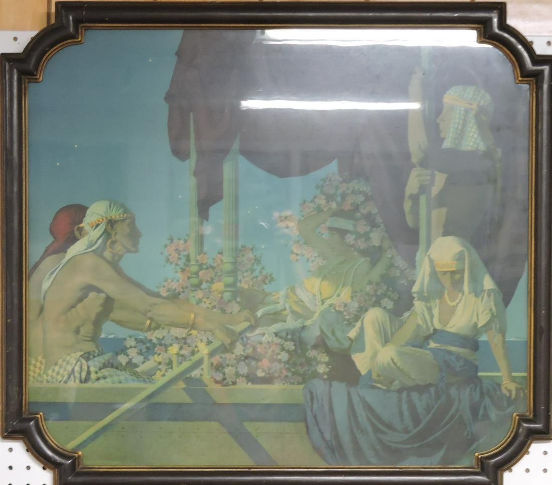 Maxfield Parrish print in original frame, (1 of 1)