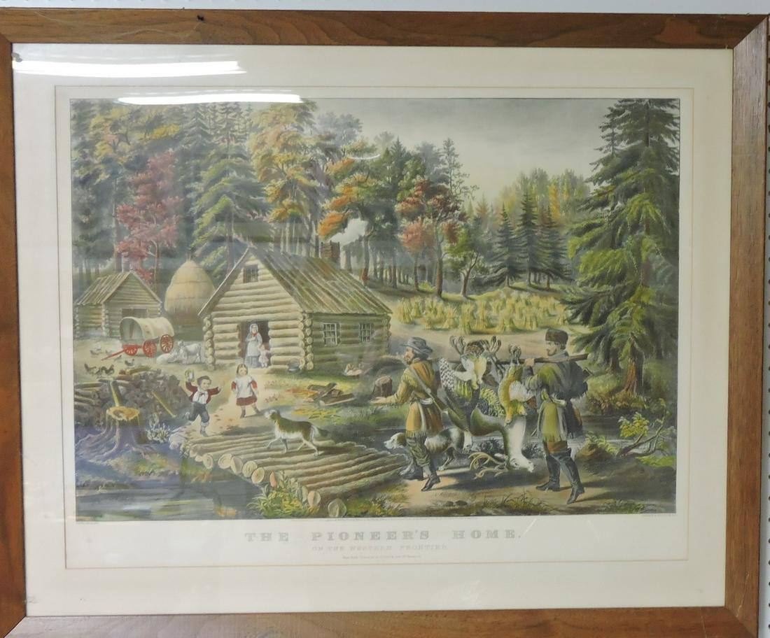 Currier & Ives print "The Pioneer (1 of 1)