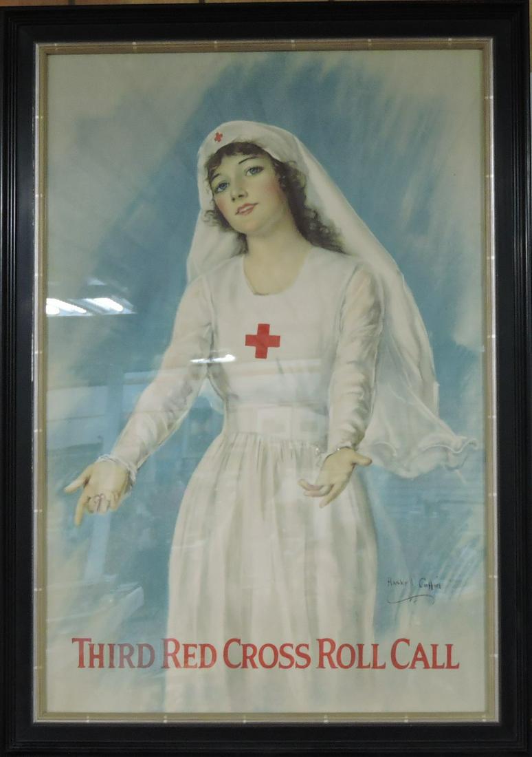 "Third Red Cross Roll Call" Coffin, 1918 (1 of 1)