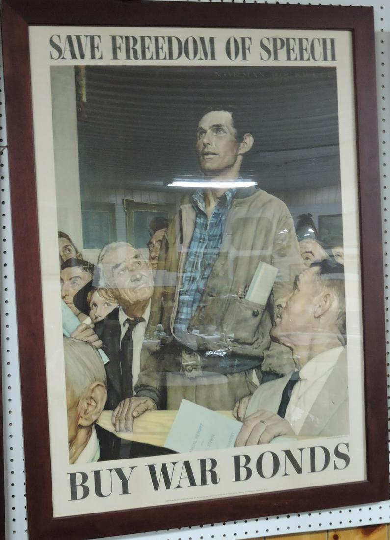 Norman Rockwell "Save Freedom of (1 of 1)