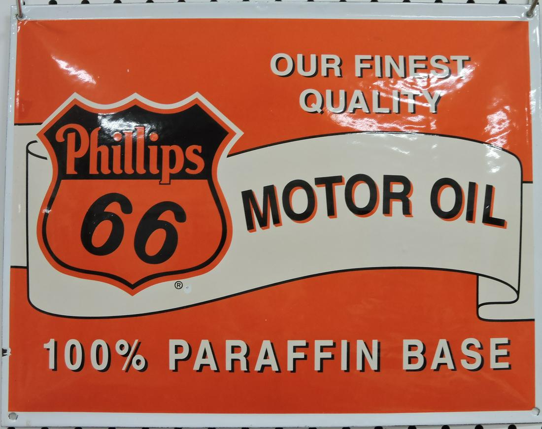 Phillips 66 Motor Oil porcelain gas (1 of 1)