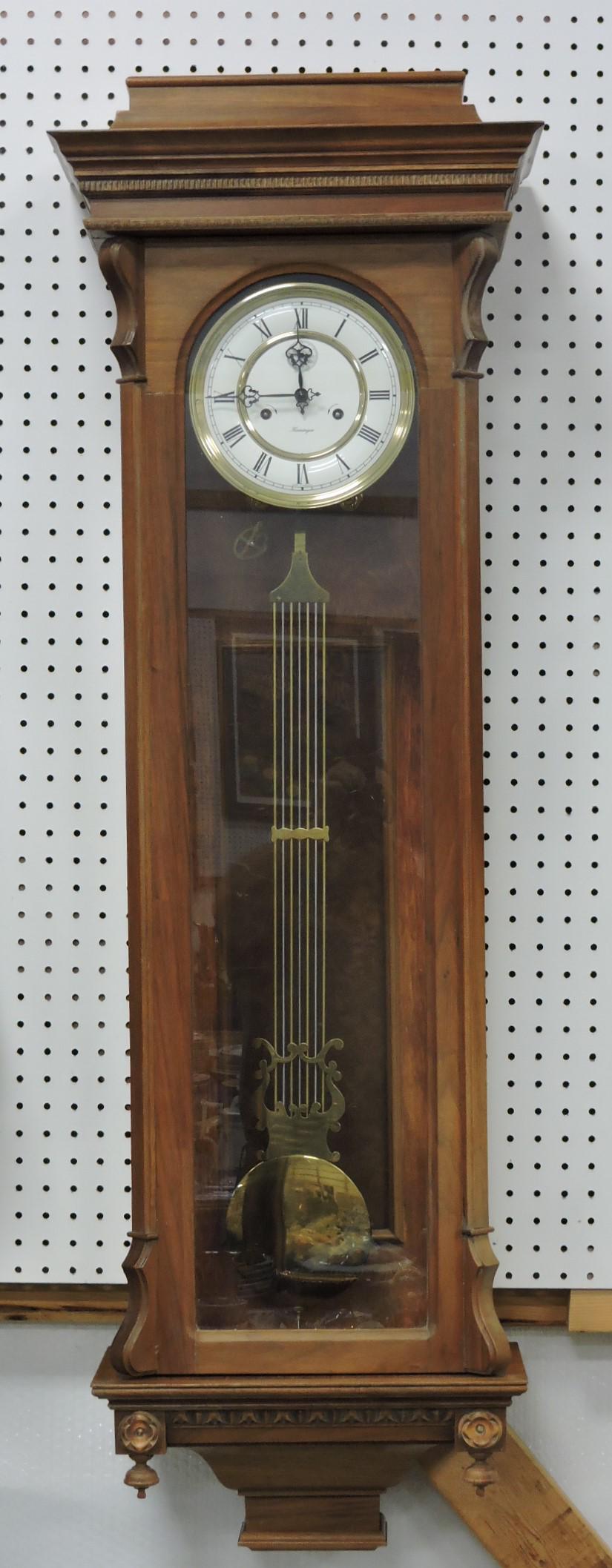 Kieninger German wall clock, 54": .