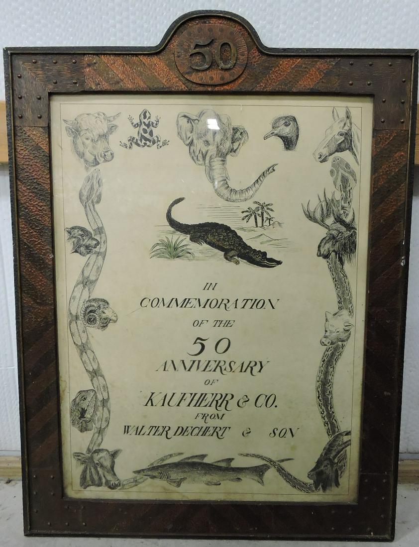 Keufherr & Co 50th Anniversary poster (1 of 1)