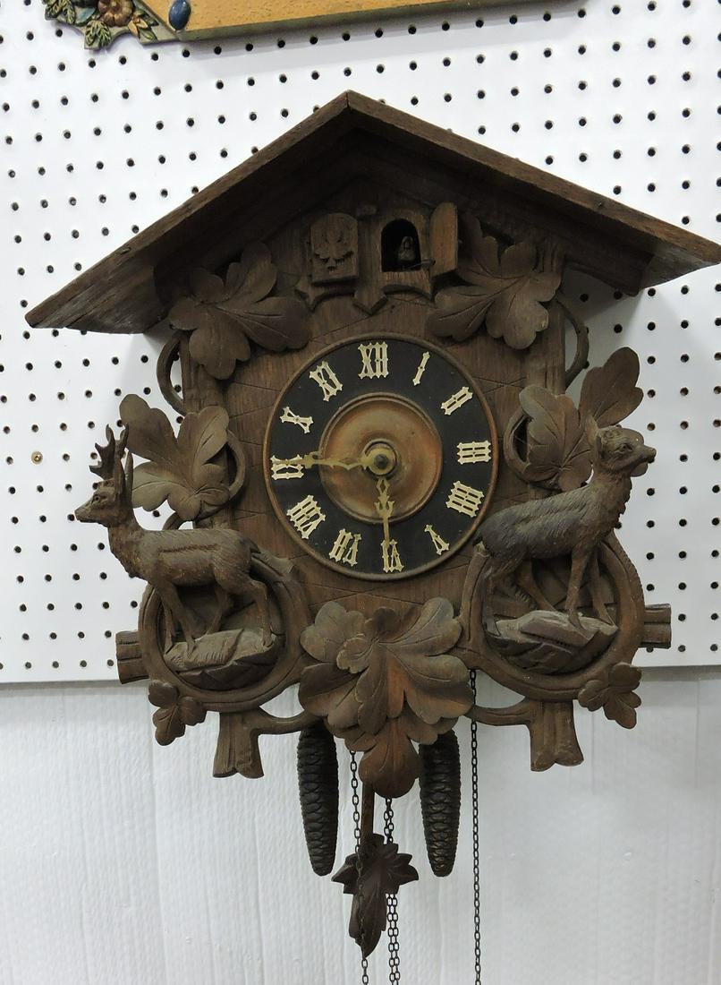 Black forest cuckoo quail wall clock (1 of 1)