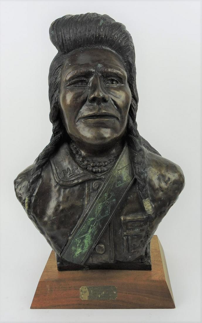 Alex LaFountain "Chief Joseph" bronze (1 of 1)