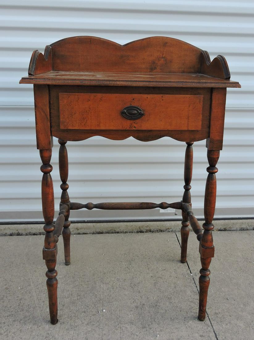 Early washstand with splash back, (1 of 2)