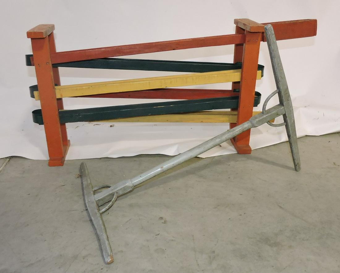 Early yarn winder and marble game (1 of 1)