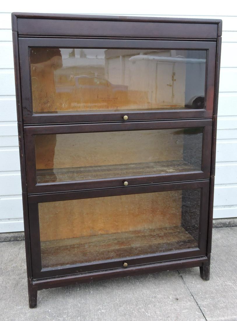 Gunn three section stacking bookcase, (1 of 1)