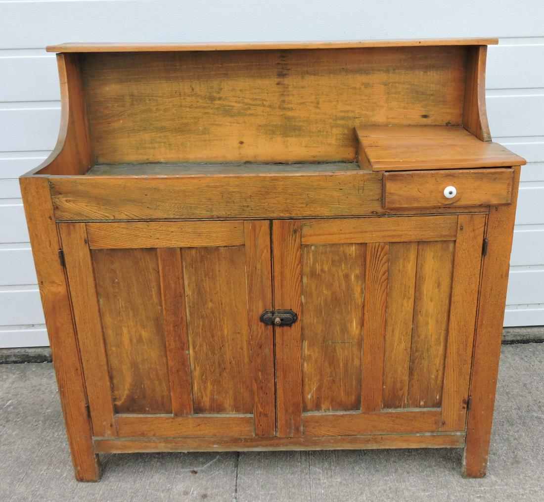 Maple dry sink, 42"h, 44"w (1 of 1)