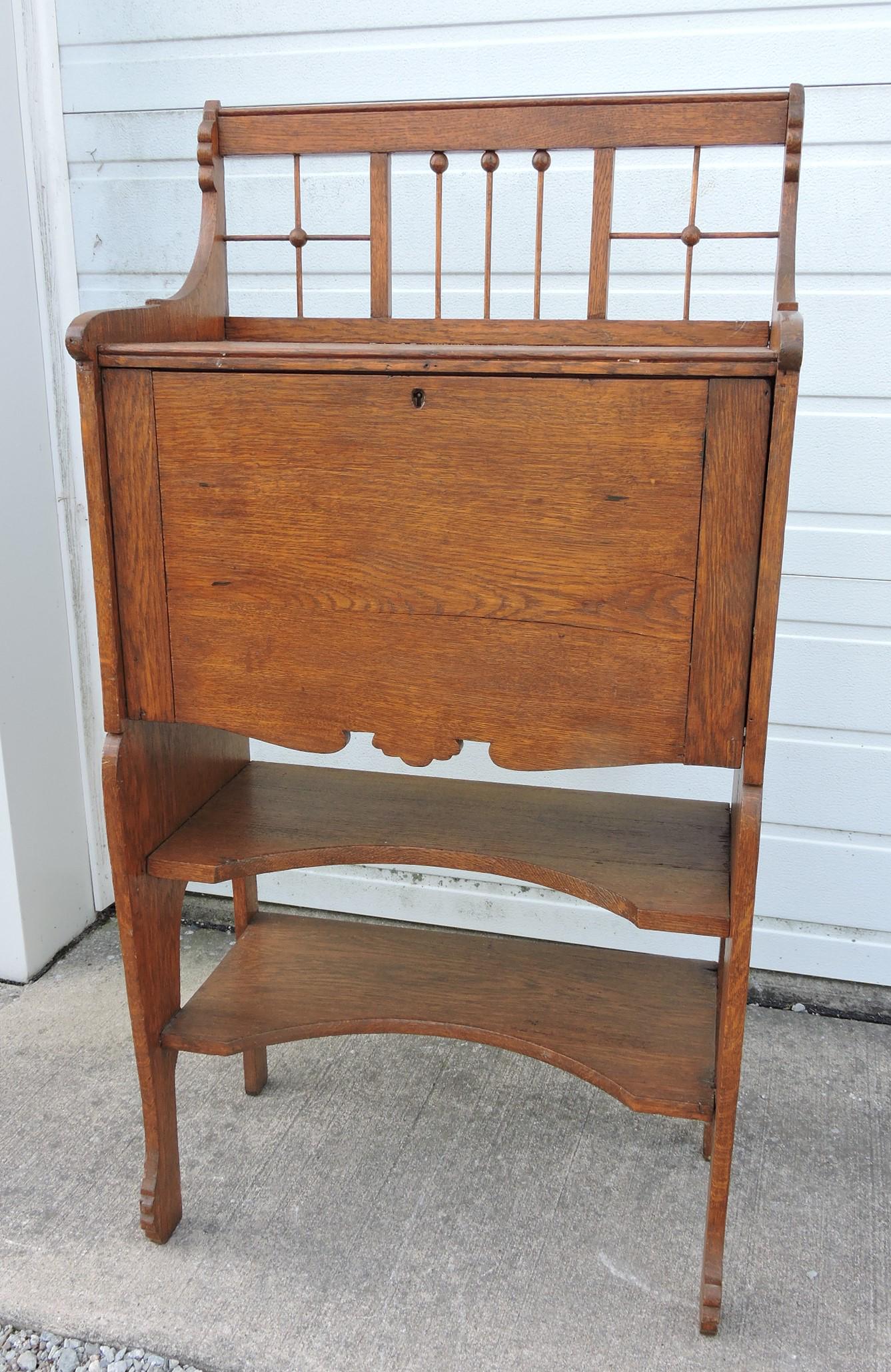 Oak stick and  ball style drop front (1 of 1)