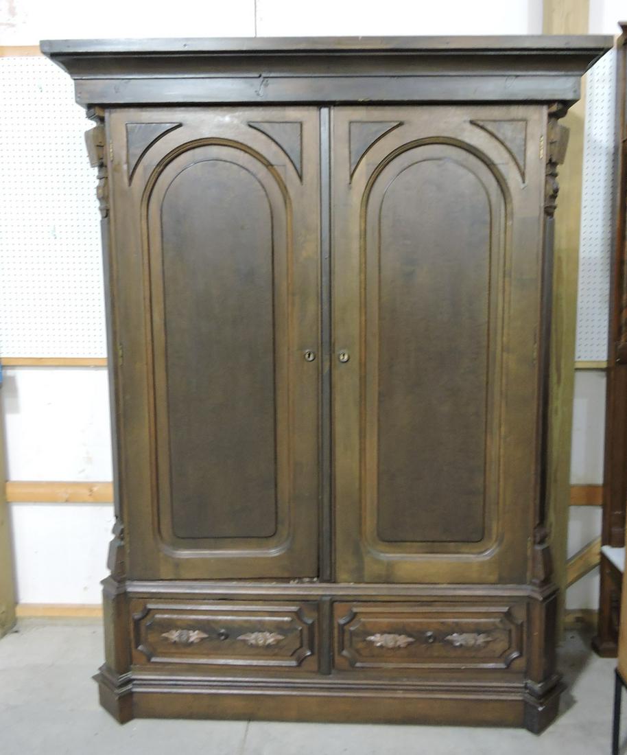 Walnut Victorian double door knockdown (1 of 1)