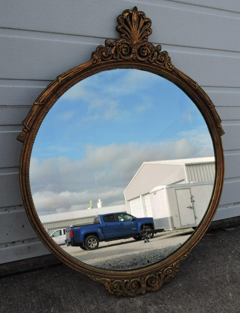 Wall mirror, gilted, 41"h, 32"w (1 of 1)