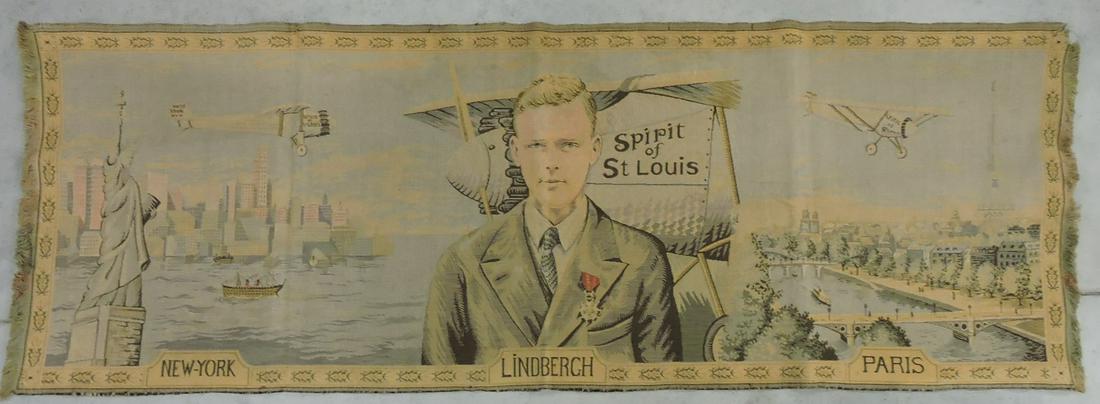 Charles Lindbergh woven tapestry (1 of 1)