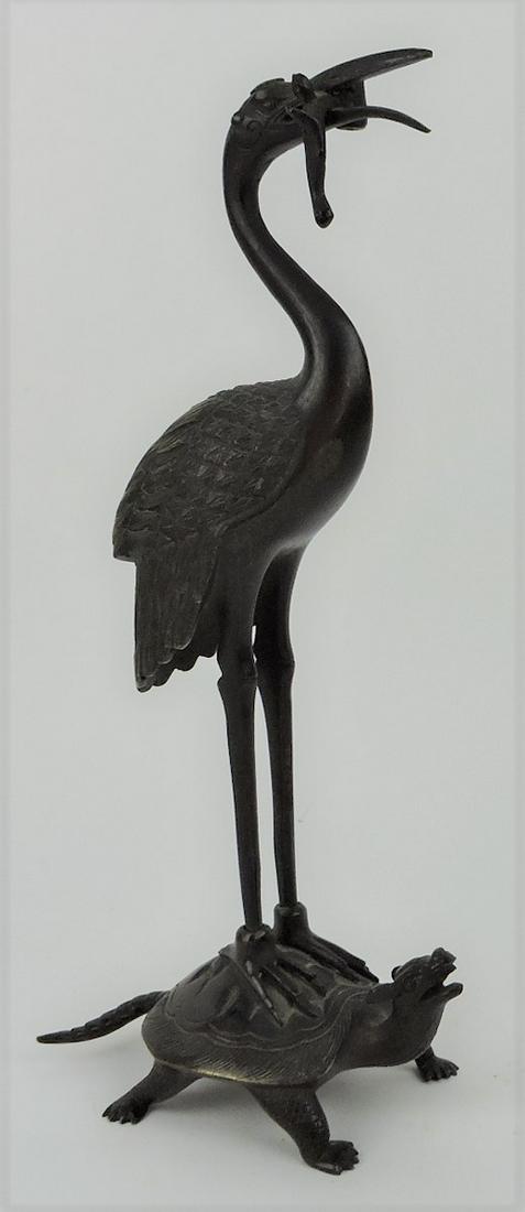 Asian bronze figural incense burner (1 of 1)