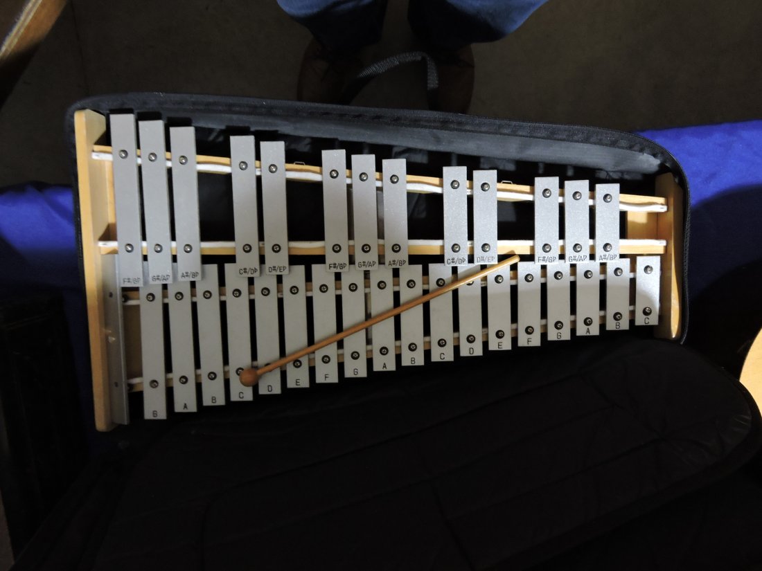 Xylophone with zipper case, 25", (1 of 1)