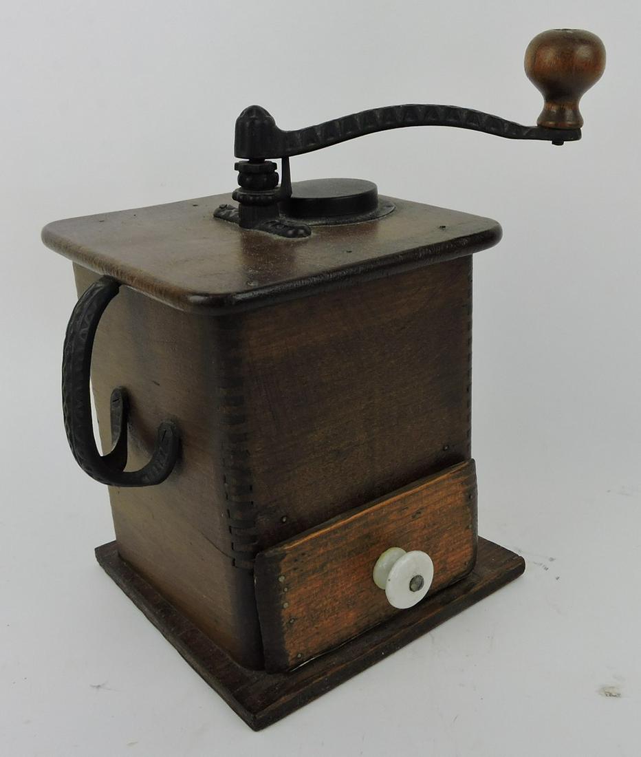 Wooden coffee grinder (1 of 1)