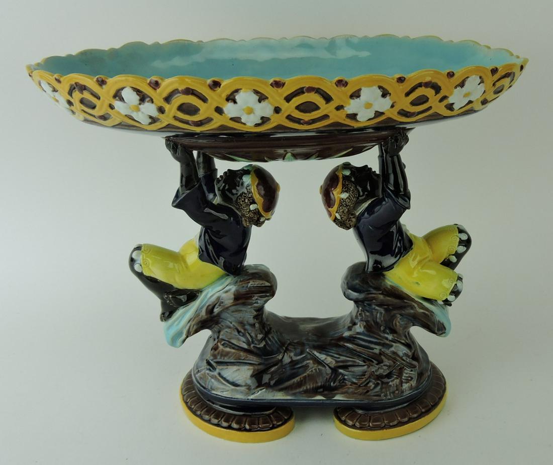 Holdcroft majolica table center with (1 of 1)