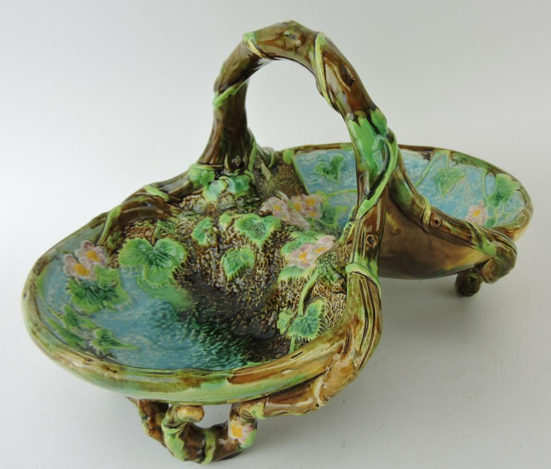 George Jones majolica two part (1 of 1)