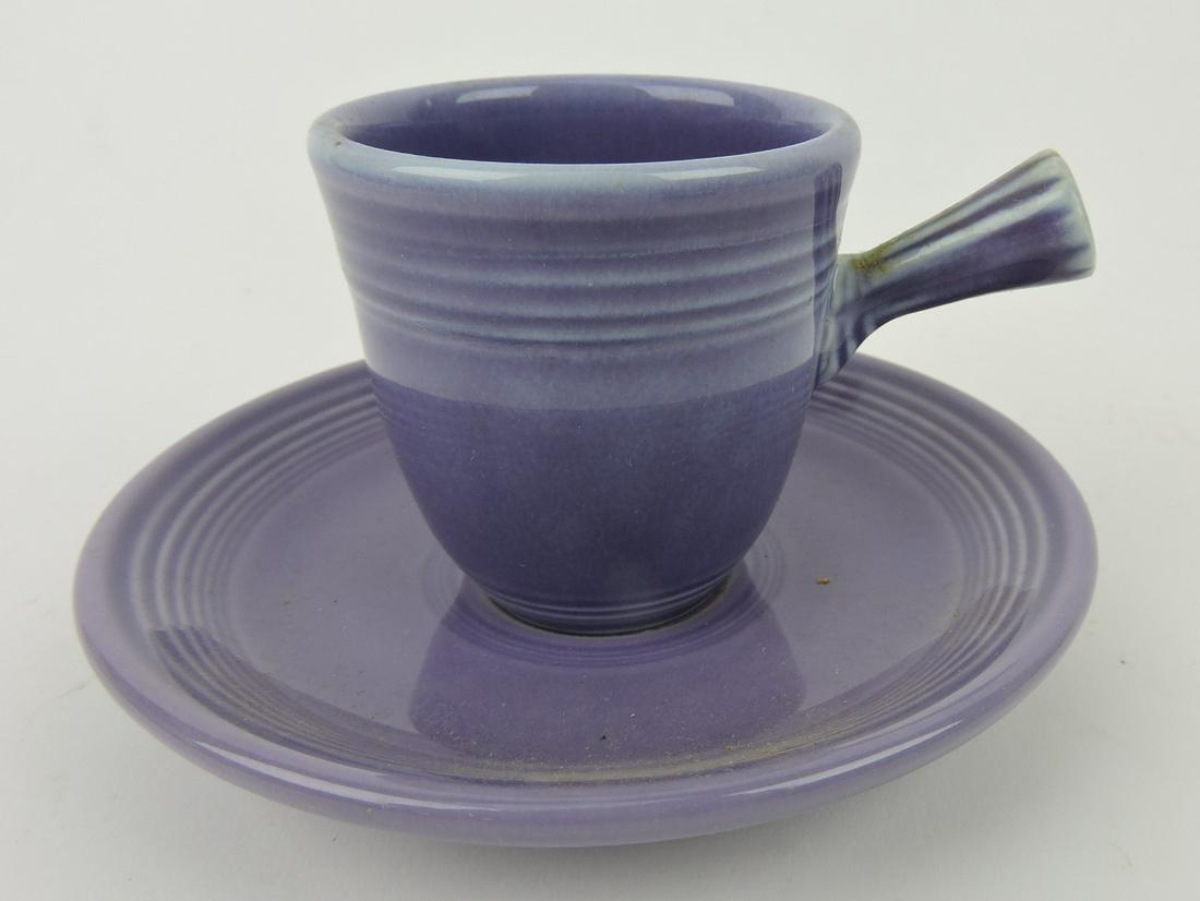 Fiesta Post 86 AD cup & saucer, lilac (1 of 1)