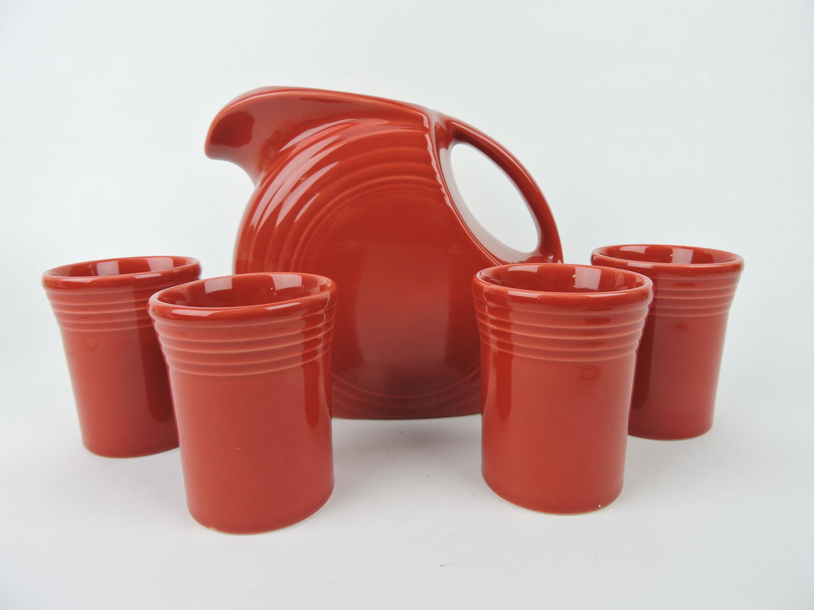 Fiesta Post 86 5 piece water set, scarlet (1 of 1)