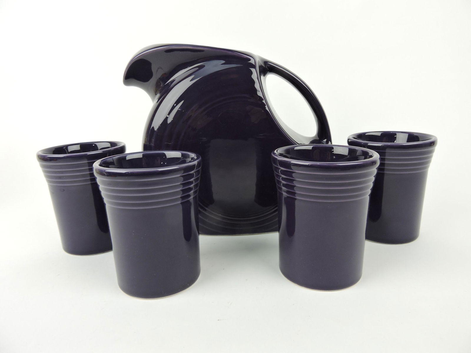 Fiesta Post 86 5 piece water set, plum (1 of 1)