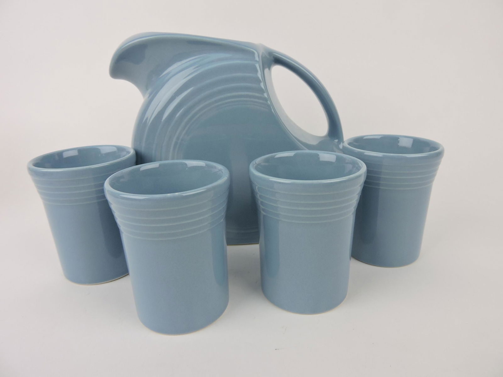 Fiesta Post 86 5 piece water set, periwinkle (1 of 1)