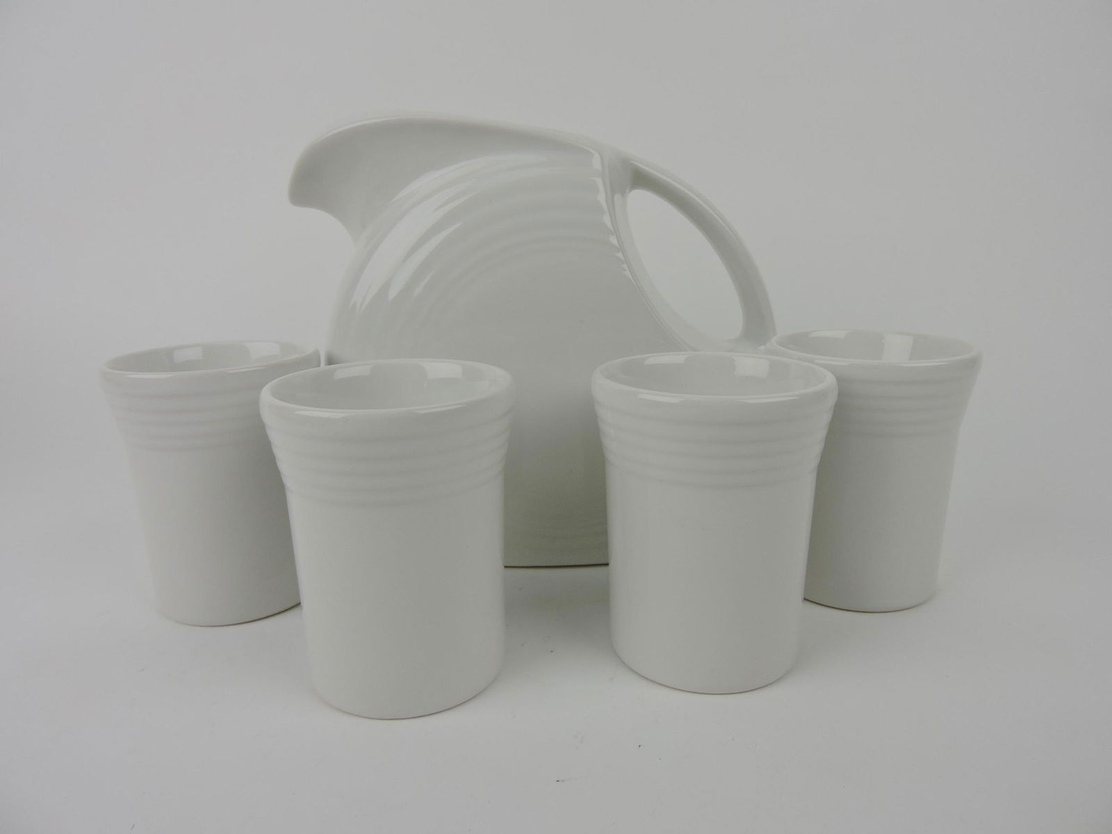 Fiesta Post 86 5 piece water set, white (1 of 1)