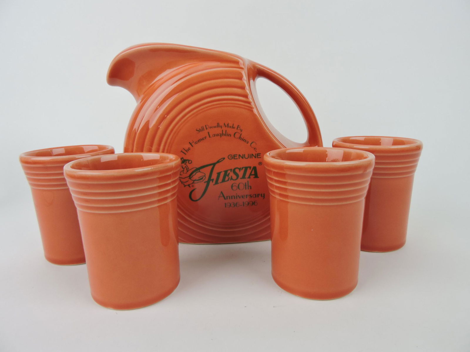 Fiesta Post 86 5 piece water set, persimmon (1 of 1)