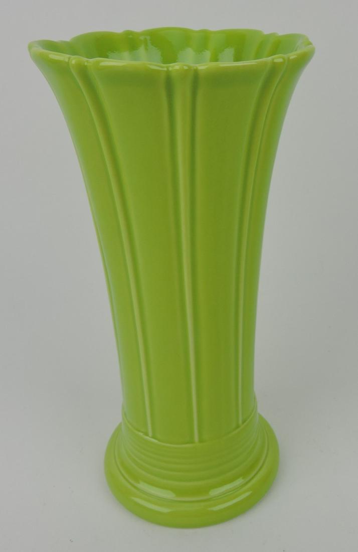 Fiesta Post 86 chartreuse medium vase (1 of 1)