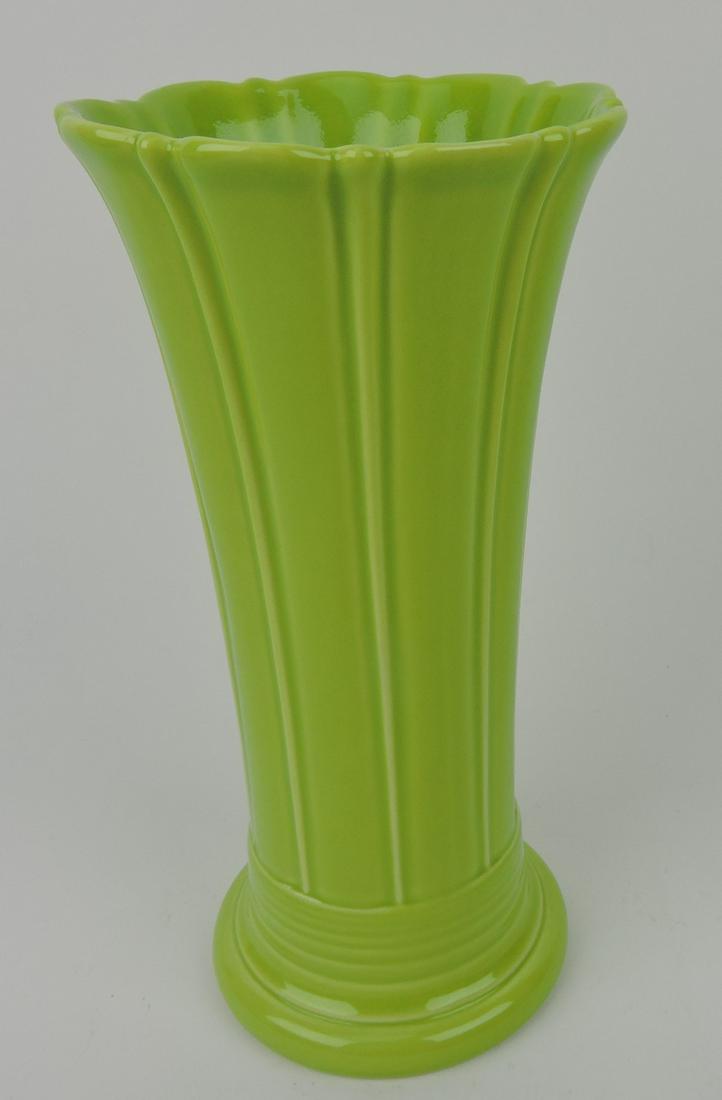Fiesta Post 86 chartreuse medium vase (1 of 1)