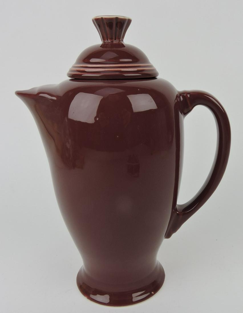 Fiesta Post 86 coffee server, cinnabar (1 of 1)