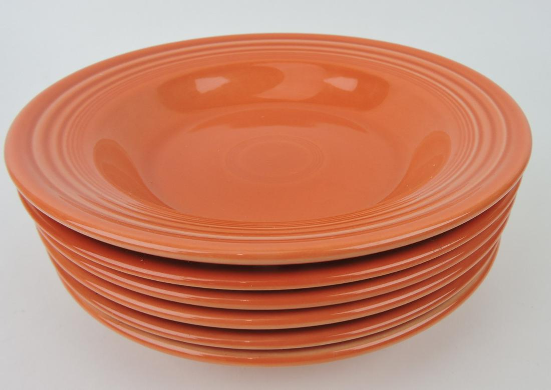 Fiesta Post 86 lot of 6 persimmon deep (1 of 1)