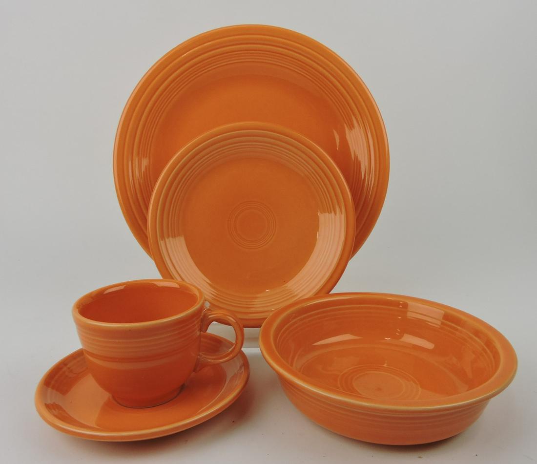 Fiesta Post 86 tangerine 5 piece place (1 of 1)