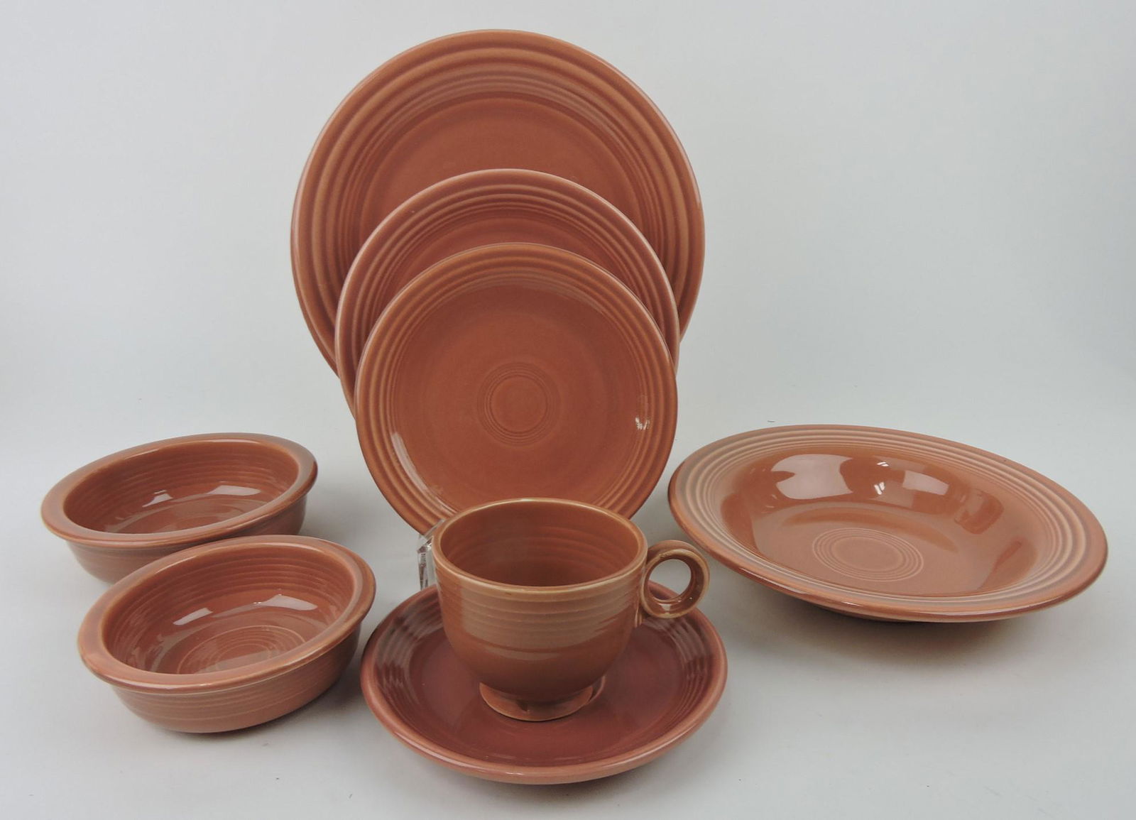 Fiesta rose 9 piece place setting (1 of 1)