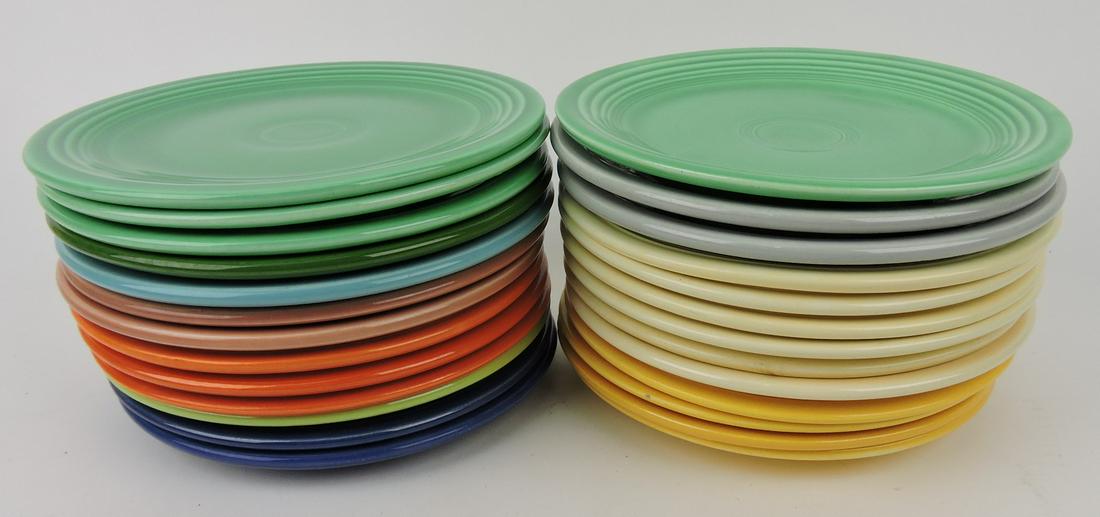 Fiesta 7" plate group, 26 mixed (1 of 1)