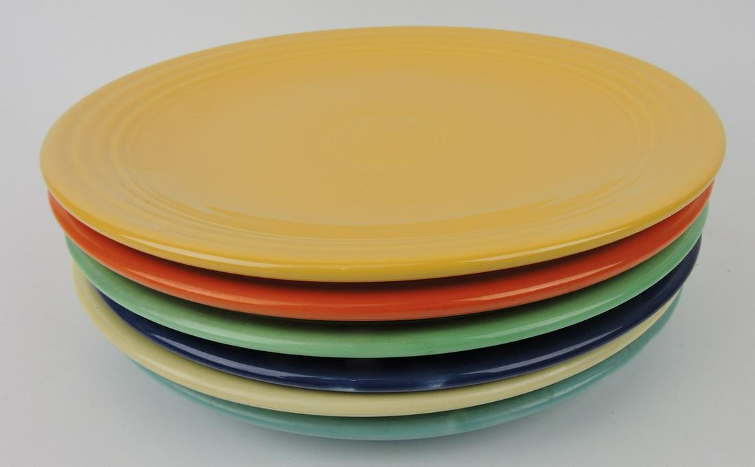 Fiesta 13" chop plate group, all 6 original (1 of 1)