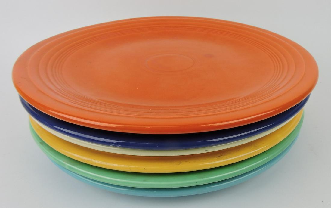 Fiesta 15" chop plate group, all 6 original (1 of 1)