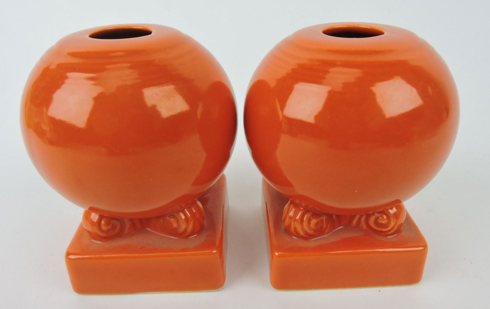 Fiesta bulb pair candle holders, red (1 of 1)