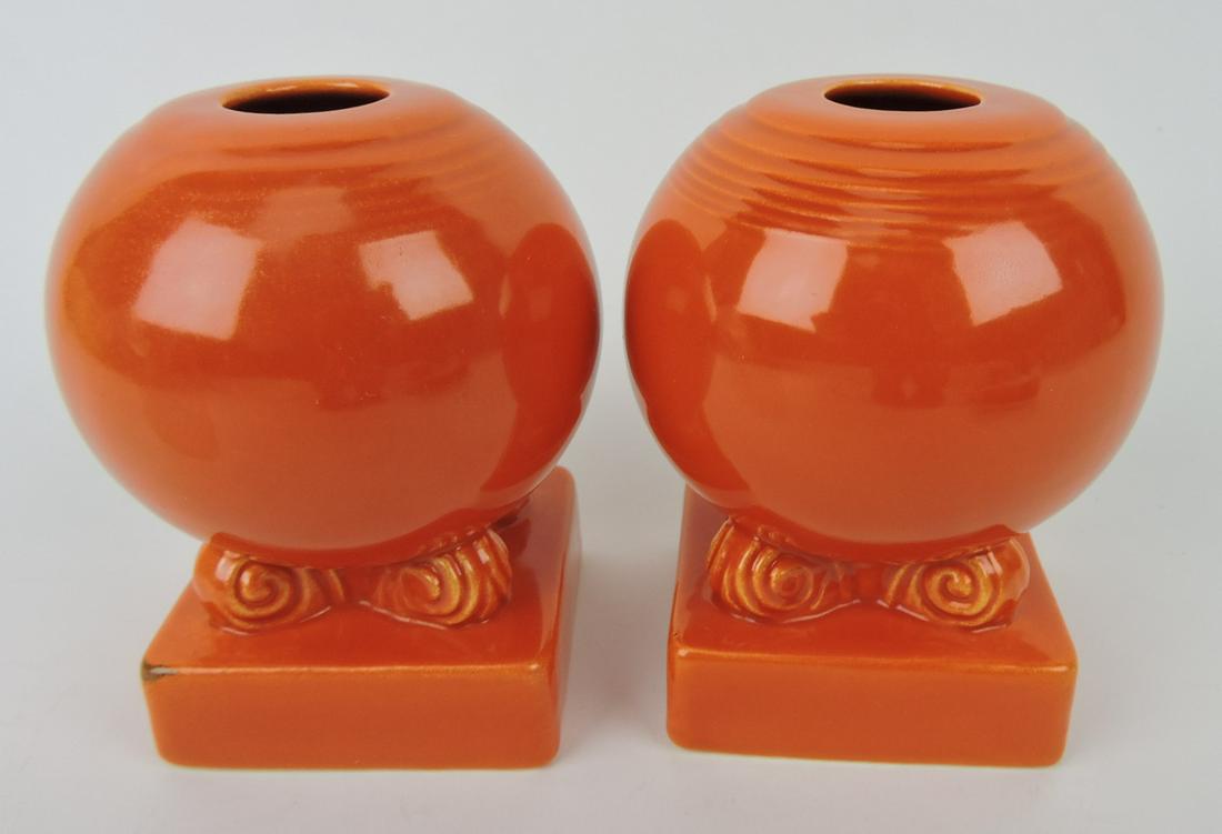 Fiesta bulb pair candle holders, red (1 of 1)